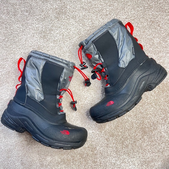 The North Face Alpenglow Waterproof Winter Boots Boys 4 - Picture 1 of 7